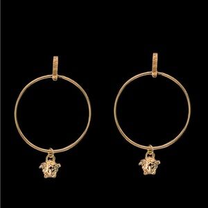 Authentic Versace Medusa Head Hoop Earrings *New with tag*